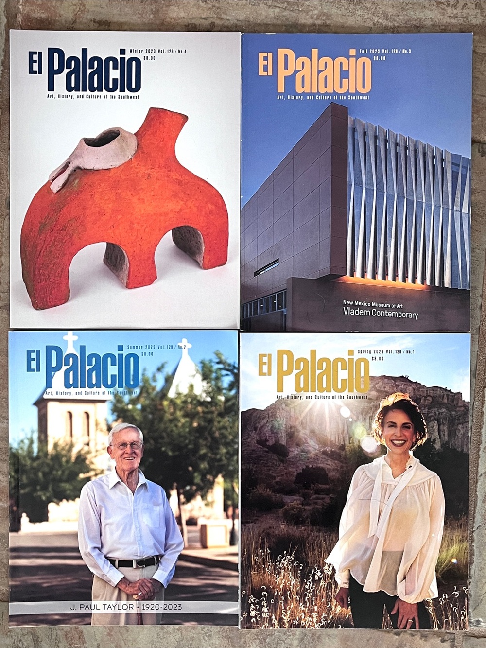 El Palacio Magazine Lot. Complete 2023 Set of 4. Amazing! NM History Museum